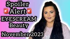 NOVEMBER 2023 EYESCREAM BEAUTY BAG & BOX SPOILERS!
