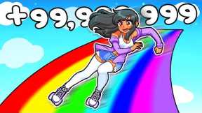 Roller Racing A 99,999,999 MILES In Roblox!
