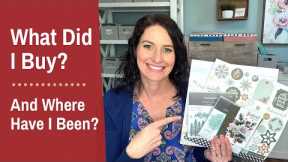 Unboxing Scrapbooking Products & Where I've Been | CTMH Nov-Dec 2023 Catalogs