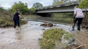 UNCLOGGING CULVERTS/BEAVER DAMS AFTER RAIN 10/2023