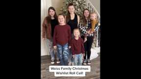 What our 6 KIDS want for CHRISTMAS!🎄 #shorts