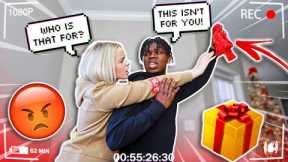 BUYING A CHRISTMAS GIFT FOR ANOTHER GIRL PRANK ON GIRLFRIEND!! *Gets Serious*