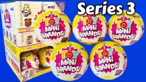 TOY MINI BRANDS SERIES 3 OPENING | UNBOXING 5 SURPRISE BALLS