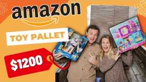 We Bought A Pallet Of Amazon Toys For $1200 - Unboxing Thousands In MYSTERY Items!