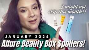 JANUARY 2024 ALLURE BEAUTY BOX SPOILERS!