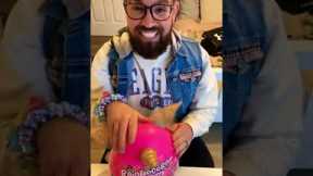 Cadence unboxing a toy for her YT channel!