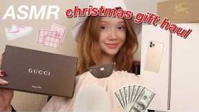 ASMR Christmas Gift Haul ~ What I Got For Christmas