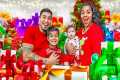Opening Presents On Christmas Morning 