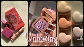 ASMR Makeup Products Unboxing | Tiktok Compilation ♡
