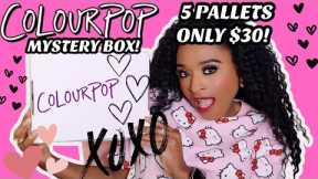 COLOURPOP  MYSTERY EYESHADOW BOX UNBOXING!