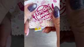 Foodie Mini Brands Unboxing #shorts #asmr #satisfying #unboxing #minibrands #toys #toyreview #mini