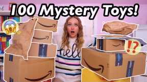 I *BLINDLY* Ordered 100 Mystery Toys from Amazon!!😱🎁⁉️ (our BEST haul yet?!🫢) | Rhia Official♡