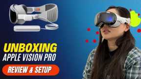 Apple Vision Pro Unboxing | Review Setup And Features |
