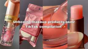 Unboxing Makeup And Skincare Products 🌸 TikTok Compilation ✨ ASMR Tapping