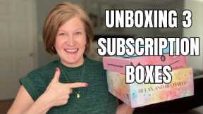 Join Me as I Unbox 3 Unique Subscription Boxes!