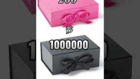 chuse your gift box🤑| low prize vs high prize challenge 😜#shorts