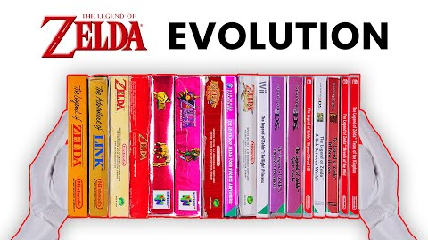 Evolution of The Legend Of Zelda Games (1986-2023)