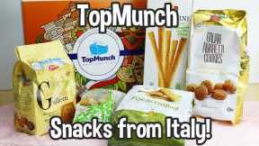TopMunch Italy Monthly Snack Subscription Box Unboxing, Review, and Taste Test