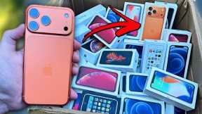 FOUND WORKING IPHONE 17 PRO MAX!! APPLE STORE DUMPSTER DIVING!! COSMIC ORANGE IPHONE 17 PRO MAX
