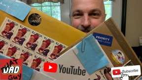 Stamp Haul Unboxing: Gifts from USA & Germany! - That Dad Guy Collection Update