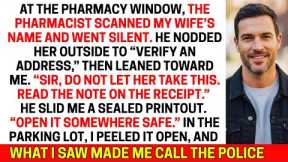 The Pharmacist Read My Wife’s Prescription, Whispered, “Sir, Do Not Let Her Take This—Trust Me”