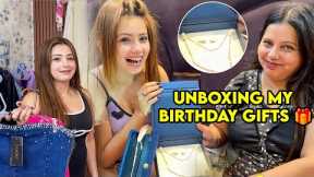 Unboxing My Luxury Birthday Gifts 🎁😍| Sneha Sachdeva
