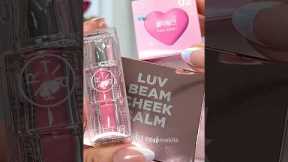 mini @yesstyle haul🩰✨how is Korean makeup so cute?!! #makeup #kbeauty #preppy #pink #asmr #shorts