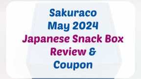 Sakuraco May 2024 Hakone Box Artisinal Japanese Snack Box Tasting/Unboxing + Coupon