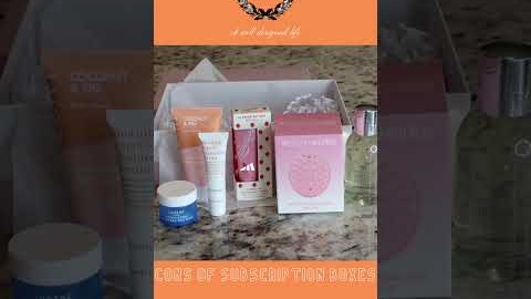 overall cons of beauty box subscriptions