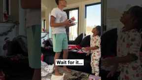 Ungrateful Christmas reaction. #christmasgifts #openinggifts #blackmomsbelike #middlechild