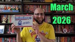 Video Games Monthly Unboxing: March 2026 | Captain Algebra