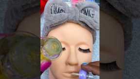 ASMR Makeup Mannequin Skincare Satisfying with Unboxing & Review Video Fast No talk #4