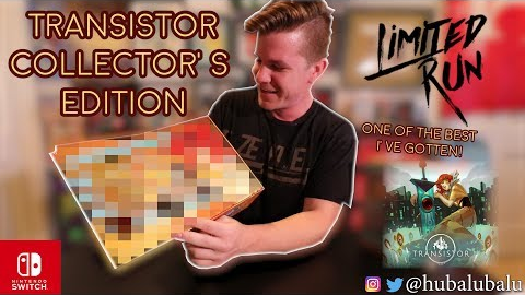 TRANSISTOR Collector's Edition - #39 Limited Run Games Nintendo Switch Unboxing