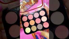 ASMR Makeup Set Satisfying with Unboxing & Review Pink Sounds Video Eyeshadow Kit